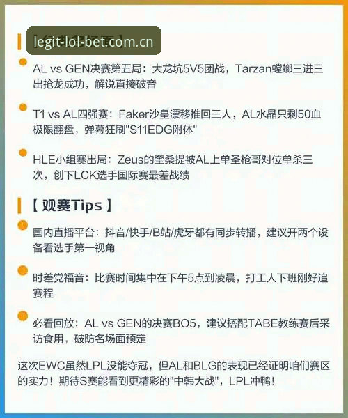 掌握LOL赛事数据的5个核心技巧：新手从入门到精通的观赛指南